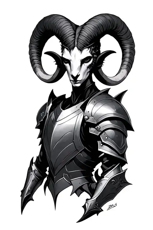 Aries Wearing Armor