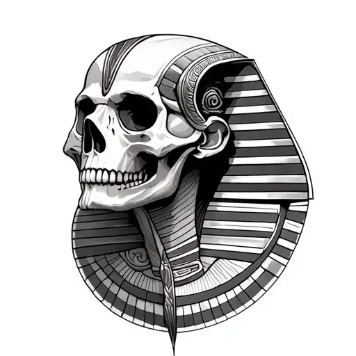 Sphinx's Head Half A Sphinx Skull