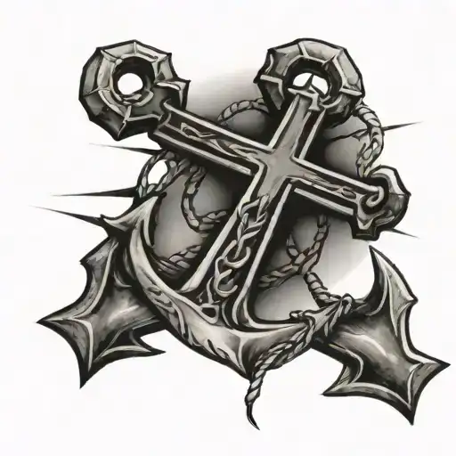 Cross And Anchor