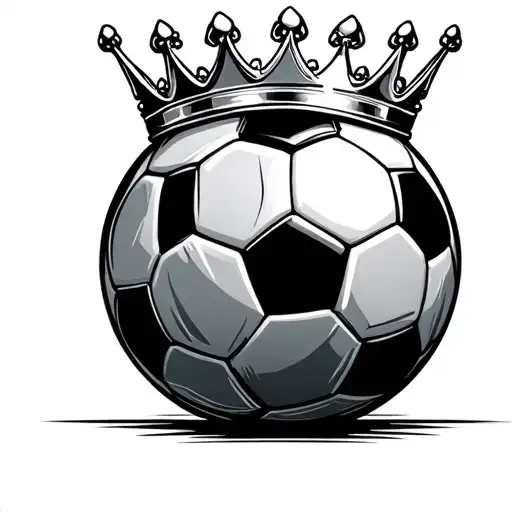 Soccer Ball With Crown