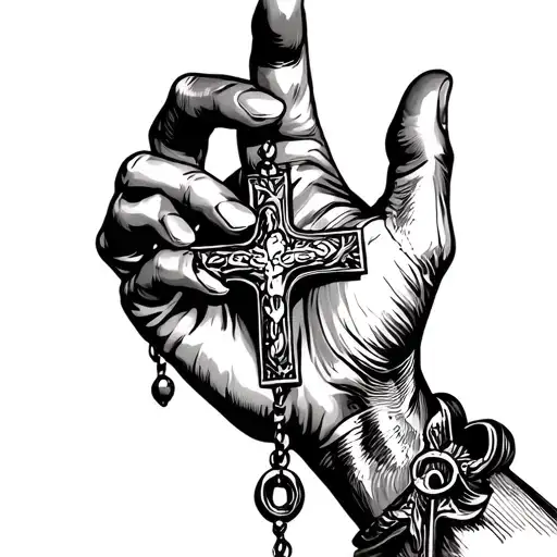 Hand With Rosary
