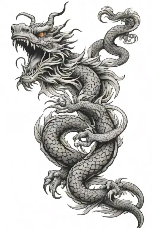Traditional Japanese Dragon
