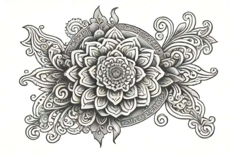 Mandala Floral Filigree