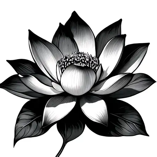 Icare With Lotus Flower