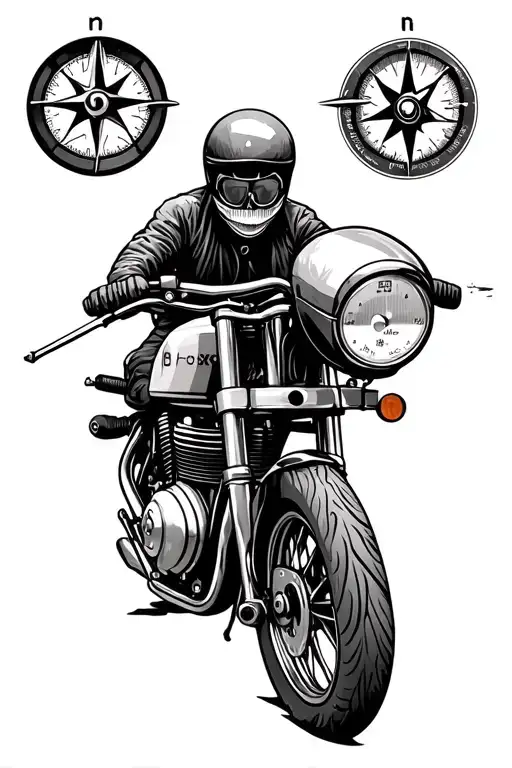 Motorcycle Compass