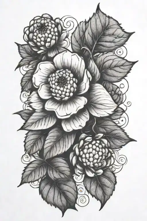 Rasberry Flower Thin