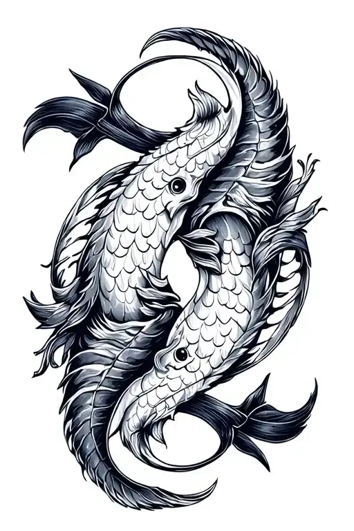 Sagittarius And Pisces Sign Intertwined