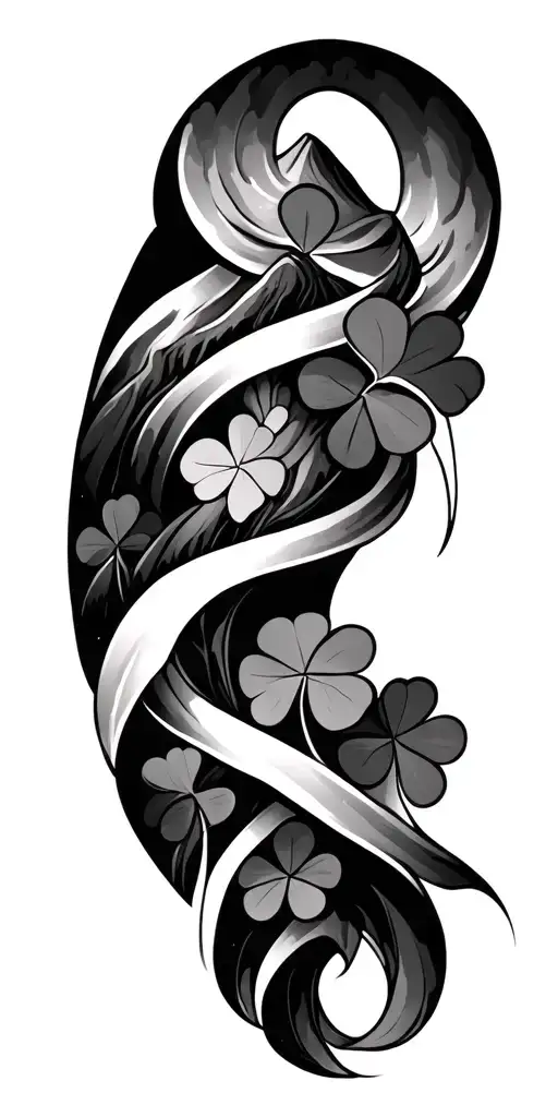 Mountains In Shamrock Intertwined