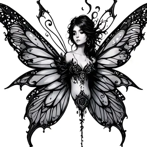 Adrk Gothic Elegant Fairy