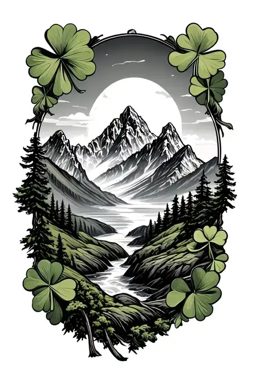 Mountains In Shamrock Surrounded