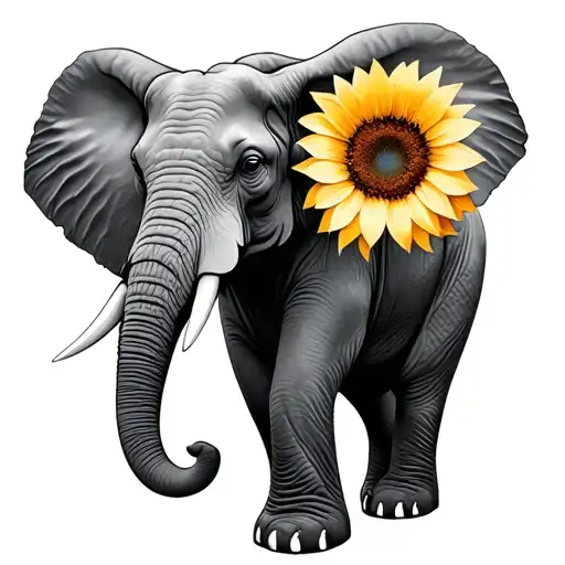 Sunflower Elephant