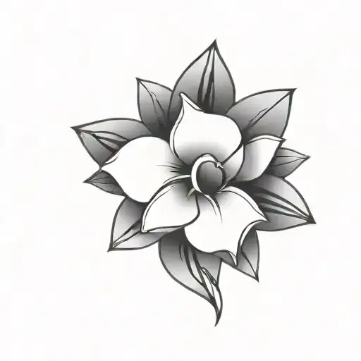 Cyberpunk Minimal Flower