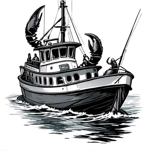 Lobster Boat Fishing
