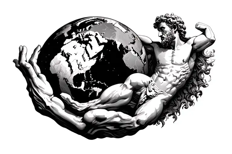 Atlas Holding Up The World