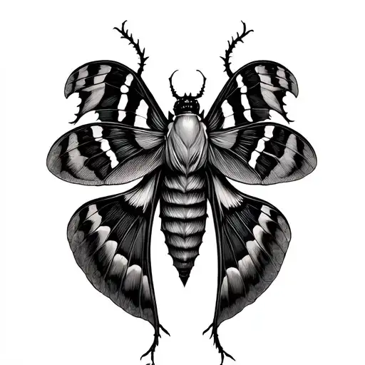Black Death Moth