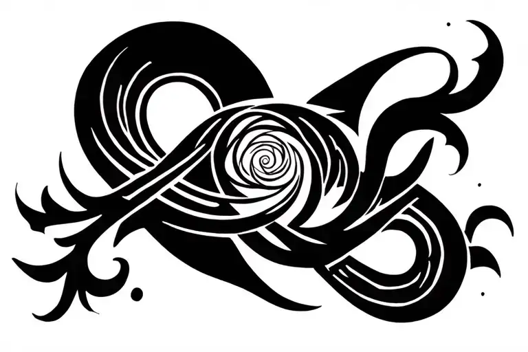 Spiral Tatto Related To Nordic Mythology Inspired Tattoo In Forearm