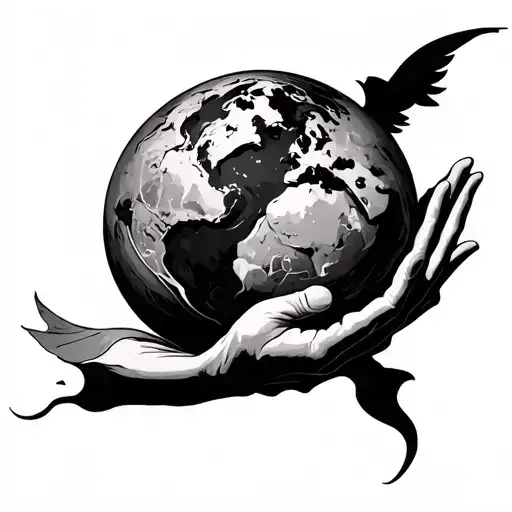 Atlas Greek God Holding The World