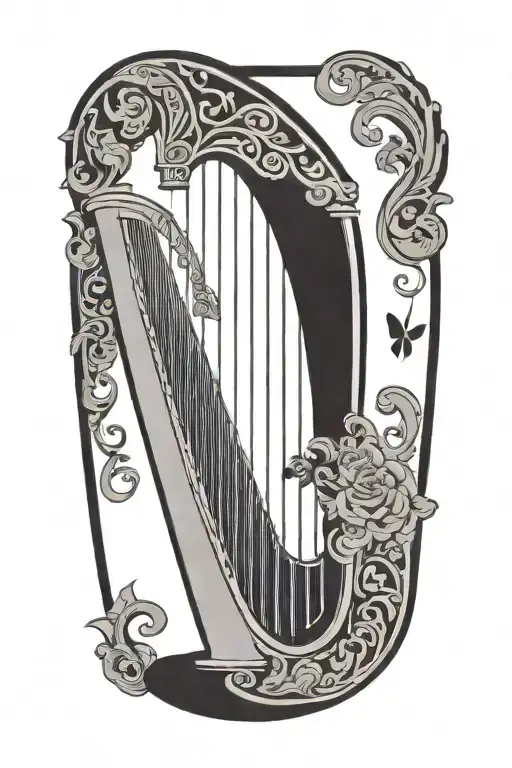 Guinness Harp Minimalist