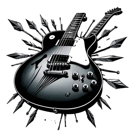 Guitar Strings Made Of Arrows