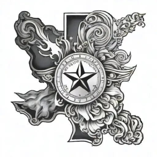Texas And Gemini Symbol