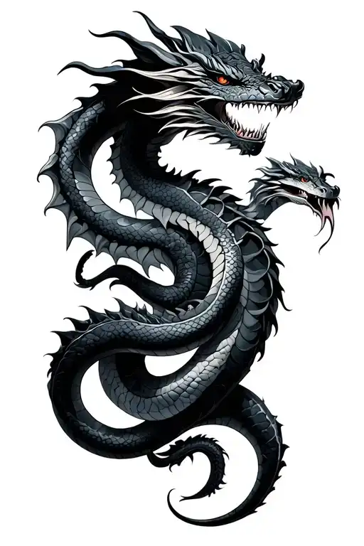 Dragon And Snake