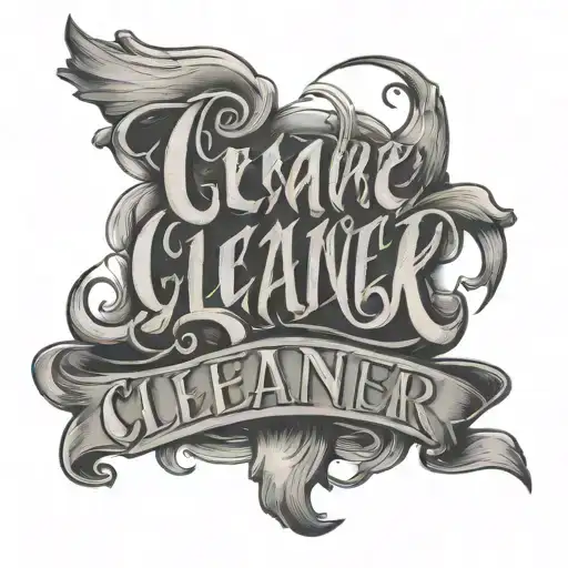 Cleaner Word Written