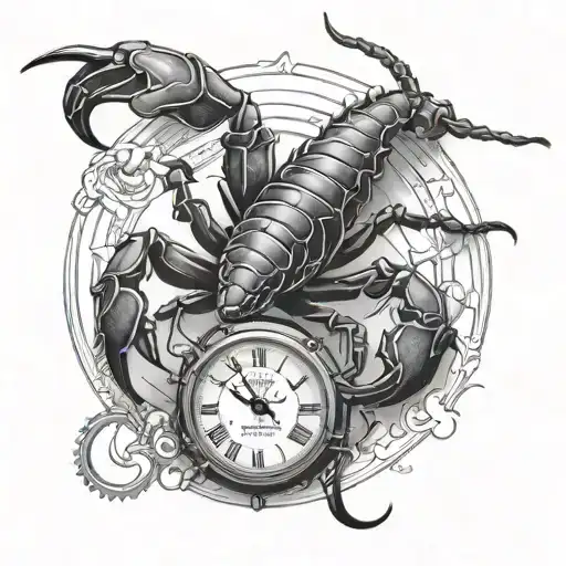 Scorpion Clock