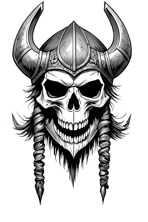 Viking Warrior Skull