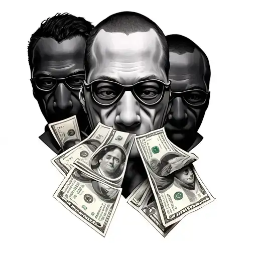 Hear No Evil See No Evil 3 Men With Ski Masks Over There Face With Money