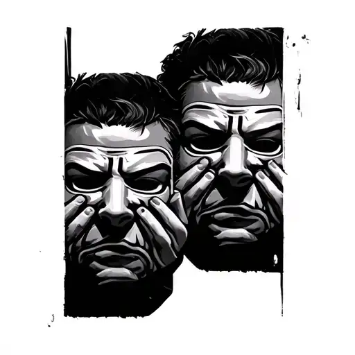 Hear No Evil See No Evil 3 Men With Ski Masks