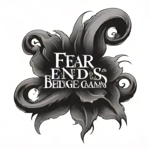 Fear Ends Where Faith Begins Again Too