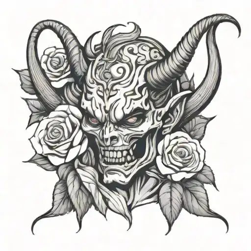 Demon With Roses