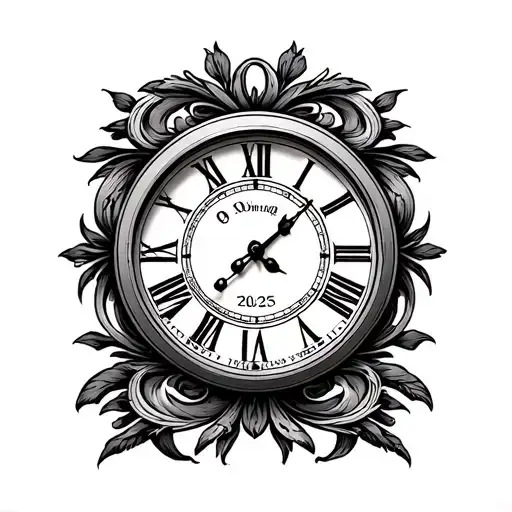 03-08-2025 Roman Numeral Dates No Clock