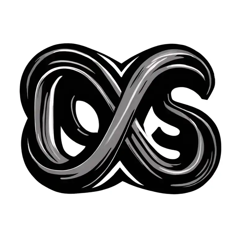 Initials Cbs In An Infinity Symbol