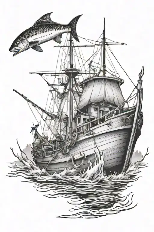 Hunting And Fishing Boat Fishing