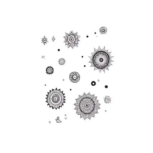 Coverup Mini Mandalas