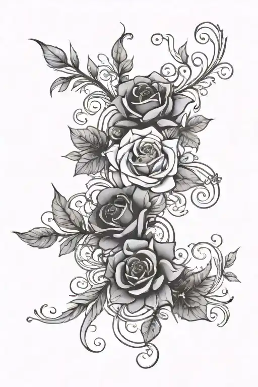 Floral Flow Diagram With Mystical