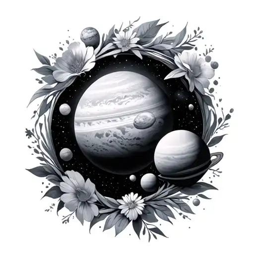 Floral Disney Solar System