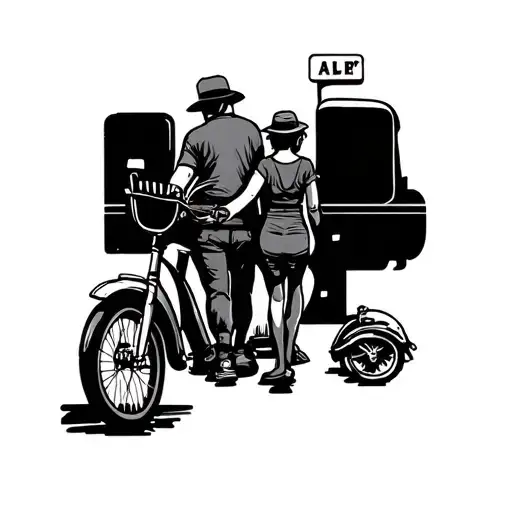 Traveling Dad And Daughter Matching