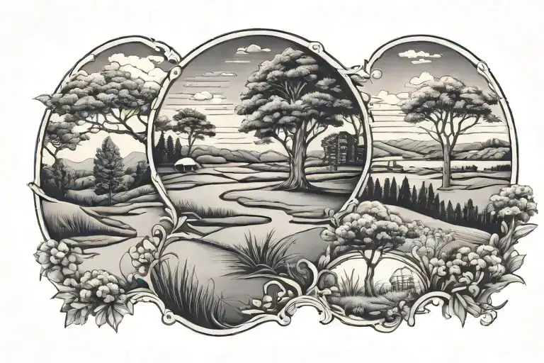 4 Season Golf Course For Sholder Arm