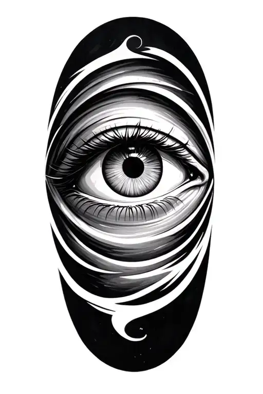 Dmt Mlecule Eye Looking