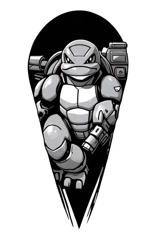 Mechanic Blastoise And Squirtle