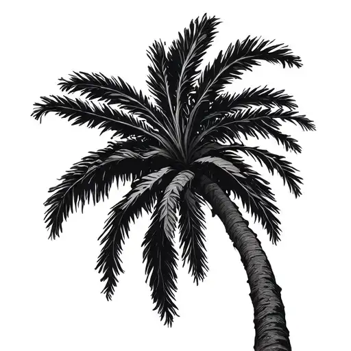 Sub Umbra Floreo Palm Tree Branch