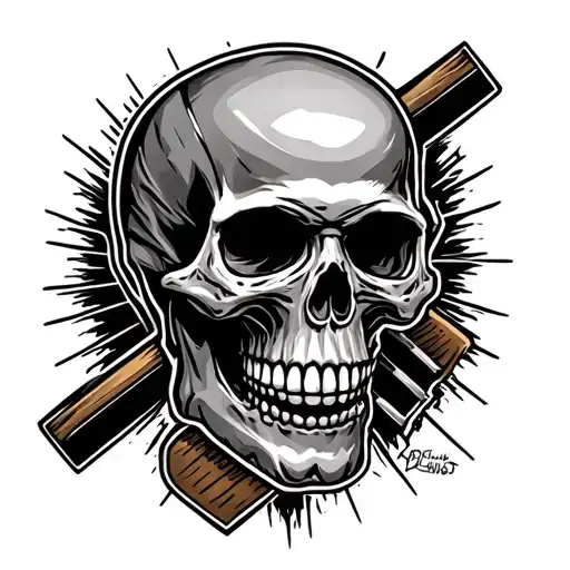 Hockey Springfield Mass Skull