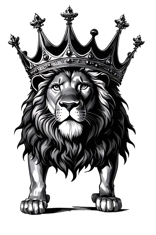 Lion With Crown