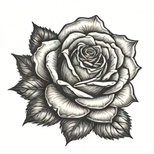 Bro Trad Rose With Sharper Edges Suitable For Collarbone Placement