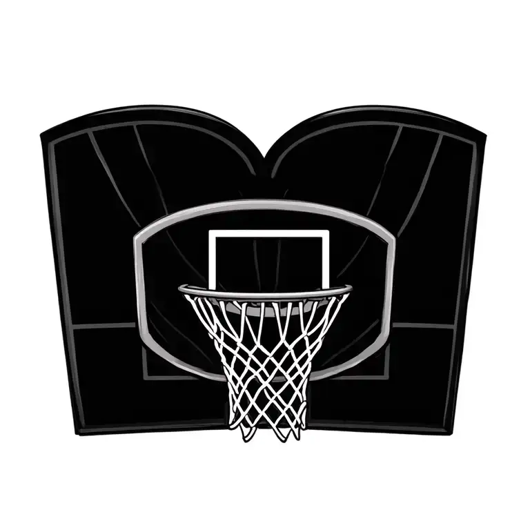 Name And Basketball Hoop