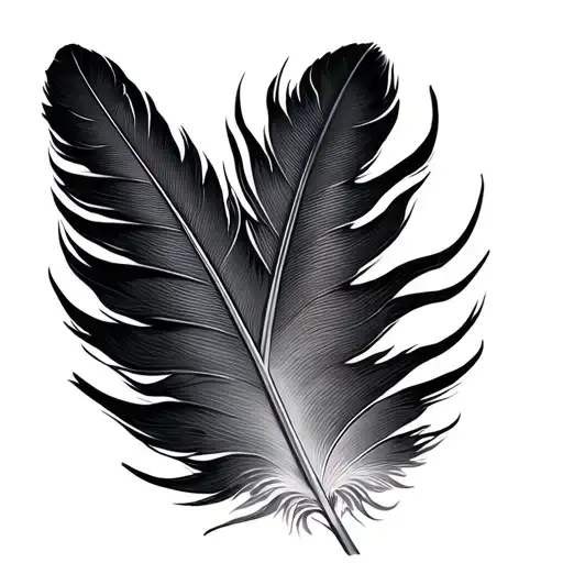 Single Mallard Duck Feather Feather Feather