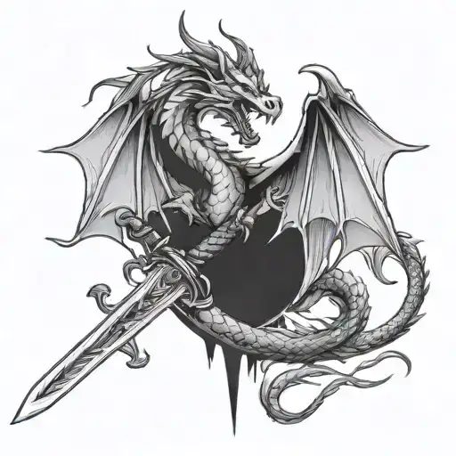 Dragon And Sword