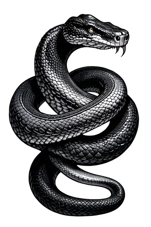 Single Snake Viper Wrapped